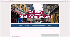 Desktop Screenshot of galway.staff-wanted.net