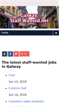 Mobile Screenshot of galway.staff-wanted.net