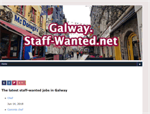 Tablet Screenshot of galway.staff-wanted.net